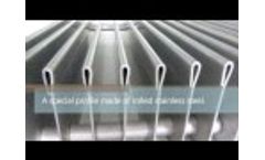 Fine screen offering enhanced performance of hydros and better fish protection. - Video