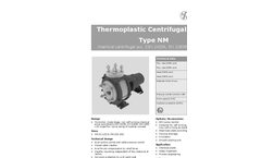 Stübbe - Model SHB - Horizontal Centrifugal Pumps - Brochure