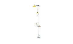 Encon - Model 30 gpm Shower, 3.2 gpm Eyewash - Galvanized Pipe