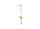 Encon - Model 30 gpm Shower, 8.0 gpm - Galvanized Pipe - Eye/Facewash