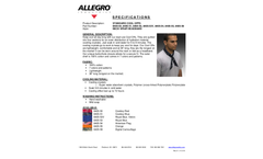 Allegro - Cool Offs Product  Brochure