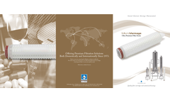 MicroVantage - Ultra Premium Filter Series - Brochure