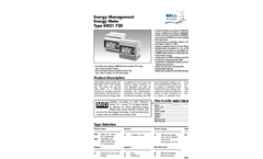 Carlo Gavazzi - Model EM21 - Energy Meter - Pulse Output Datasheet