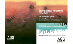 The Australasian Oil and Gas Exhibition & Conference (AOG)-2014- Brochure