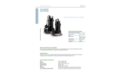 Zenit - DRE - Multi-Channel Open Impeller for Submersible Pumps Datasheet