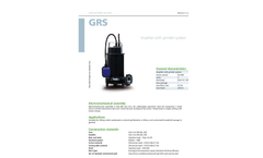 Zenit - GRS - Impeller With Grinder System for Submersible Pump Datasheet
