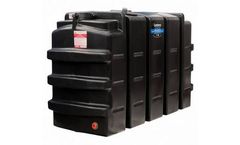 Carbery - Model STBK0900R - 900 Litre Compact Rectangular Plastic Non-Potable Water Tank