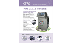 RecycleTech - Model XT70 - Plastic Foam Densifier - Brochure