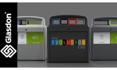 Glasdon International - 3D Animation - Nexus Evolution City Recycling Bins - Video