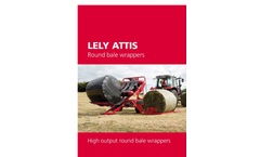 Lely Attis PT Trailed Round Bale Wrappers Brochure