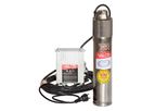 Model 4 R - 4-Inch - Well Regenerative Multivane Turbine Peripheral Close-Coupled