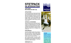 Stetpack Rectangular Unit (TS) Two Stage Brochure