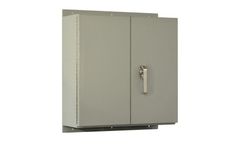 Signature - Double Overlapping Door Flush Mounted for Non-Insulated Fiberglass Enclosures