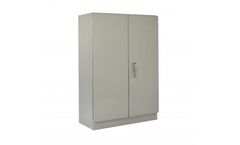 Signature - Double Overlapping Door Free Standing for Non-Insulated Fiberglass Enclosures