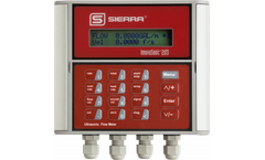 Sierra - Model InnovaSonic 203 - Economical Clamp-On Ultrasonic Water Flow Meter for Accurate Results