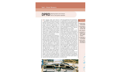 Sereco - Model DPRD - Rotating Blade Sand Remover Separator Brochure