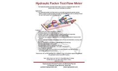 Hydraulic Packer Test Flow Meter