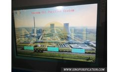 SINO-NSH - Model Automation/PLC Type - Automatic Control Vacuum Turbine Oil Purifier Model