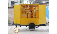SINO-NSH - Model VFD - Double Stage Vacuum Insulation Oil Purifier Plant