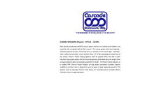 Cascade - Model CCSPL (GOLD) - Plastic Casing Spacer - Specifications - Brochure