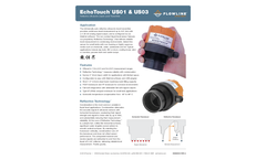 EchoTouch US01 & US03 Reflective Ultrasonic Liquid Level Transmitter - Datasheet
