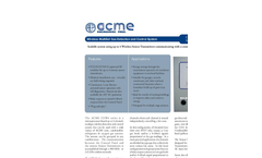 ACME - Model CEW-4 Series - 4 Channels Multi-Gas Wireless Detection and Control Systems - Brochure