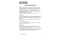 ACME - Model ES-25/50/60 Series - Small Standard Electric Steam Superheater - Specifications