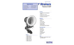 ACME - Y Type Strainers - Brochure