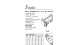 Model LAT Tube-N-Tube Lantern Flow Indicators Brochure