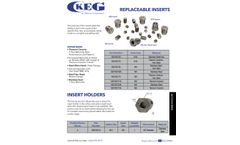  	KEG - Replaceable Inserts - Brochure