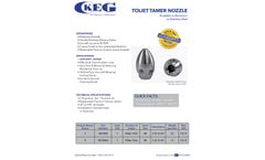 KEG - Toliet Tamer Nozzle - Brochure