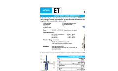 Model ET - Heavy Duty Knife Gate Valve - Catalogue