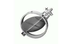 Orbinox - Model ML - Flange Mounted Butterfly Damper for Gas Regulation/Control and Isolation