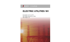 Electric Utilities 101 Courses Brochure