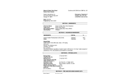 Canadian Root Cleaner MSDS Brochure