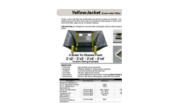 YellowJacket - Drain Inlet Filter Datasheet
