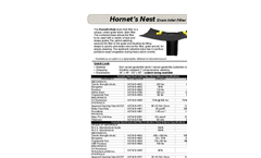Hornets - Nest Drain Inlet Filter Datasheet