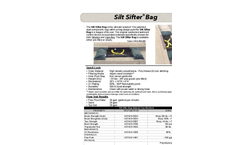 Silt Sifter - Bag Datasheet