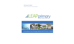 LEAPprimary - Innovative Low Energy Advanced Primary Treatment for MBR Brochure
