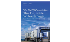 TM2500+ Mobile Aeroderivative Gas Turbine Brochure
