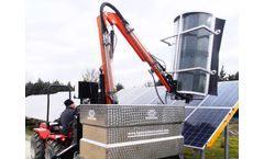 Solar Cleaner - Model F1750-T - Machine for the Cleaning and Washing of Photovoltaic Panels