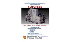 Automated Polyelectrolyte and Chemical Preparation System Rotofeed - Brochure