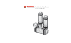 Inline Pneumatic Flow Meter - Manual