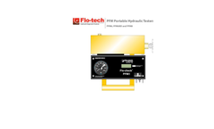 PFM Portable Hydraulic Testers User Manual