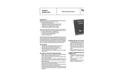 Model 3700 Technical Datasheet
