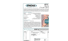 Preso - Model PFV - Venturi Fire Pump Systems Datasheet
