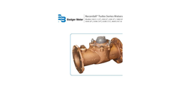 Recordall - Turbo Series 1-1/2 through 12 - Meters User Manual