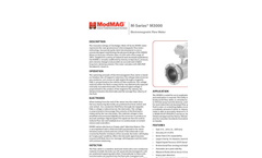 Badger - Model ModMAG M3000 - Electromagnetic Flow Meter  - Brochure
