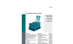 MULTISTREAM® G Solids Flow Meter - Data Sheet