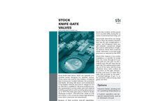 Knife Gate Burner Line Valves (US Version) - Data Sheet